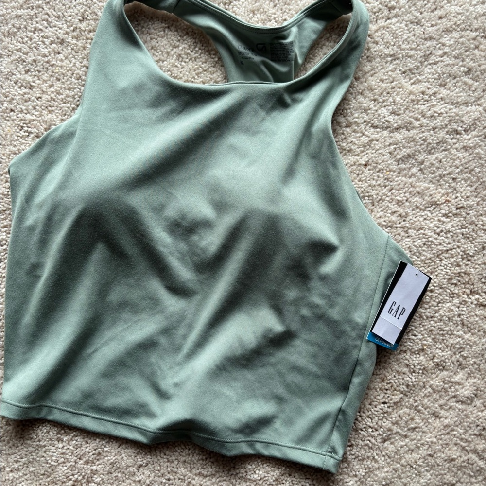 GAP Women's Sage Green Sports Bra